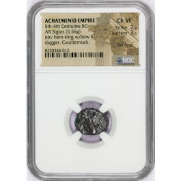 Achaemenid Empire Persia Persian AR Siglos 5th-4th Centuries BC NGC Ancients VF
