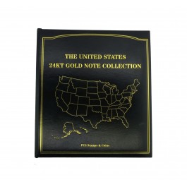 PCS Stamps & Coins The United States 1/10th Gram 24kt Gold Note Collection