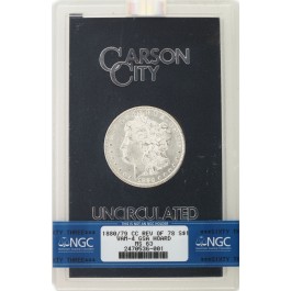 1880/79 CC $1 Morgan Silver Dollar NGC MS63 VAM 4 Rev Of 78 Overdate GSA Hoard