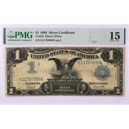 Series Of 1899 $1 Black Eagle Silver Certificate Fr#235 PMG Choice Fine 15 #068