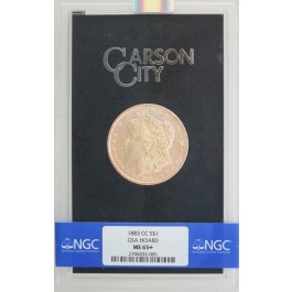 1883 CC $1 Silver Morgan Dollar NGC MS65+ GSA Hoard