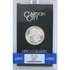 1890 CC $1 Morgan Silver Dollar NGC MS62 GSA Hoard Rare