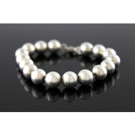 Tiffany & Co HardWear 925 Sterling Silver 10mm Ball Bead Bracelet Size 6.25"