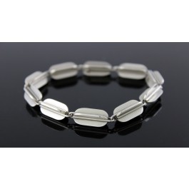 Vintage Georg Jensen Denmark # 109B Sterling Silver MCM Bracelet Size 7"