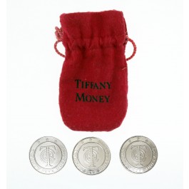 Lot Of 3 Tiffany & Co Sterling Silver 1/2 oz Redeemable $25 Money Token Coins