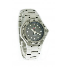 Tag Heuer Kirium WL1111-0 40mm Stainless Steel Gray Dial Date Quartz Watch 