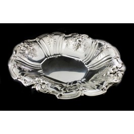 Reed & Barton Francis I X568F 925 Sterling Silver Footed Centerpiece Dish 15.5"