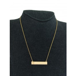 Tiffany & Co Paloma Picasso 18k Gold Diamond Heart Bar Pendant Necklace