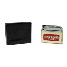 Vintage Japan Linzer Brushes Enamel Advertisement Lighter With Box