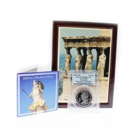 2004 Pobjoy Mint Isle Of Man Crown 1 oz .999 Fine Palladium Coin PCGS PR69 DCAM