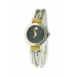 Movado Harmony 97.A1.809.AS 23mm Gold Tone Stainless Steel Diamond Quartz Watch