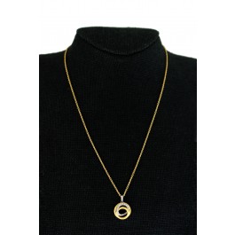 Signed Marco Bicego Jaipur Collection 18k Yellow Gold Interlocking Necklace 18"