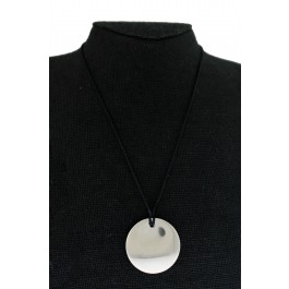 Tiffany & Co Elsa Peretti Sterling Silver 35.5mm Round Disc Pendant