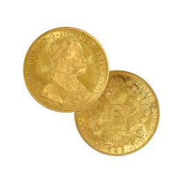 1915 Austrian 4 Ducat .4427 oz Gold Coin BU Restrike