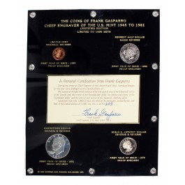 Coins Of Frank Gasparro United States Mint Chief Engraver Proof Set #207 of 1000