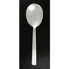 Vintage Georg Jensen Denmark Bernadotte Sterling Silver Large Serving Spoon 9.5"