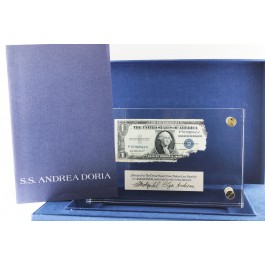 1935-E $1 Silver Certificate S.S. Andrea Doria Salvaged Bank Note