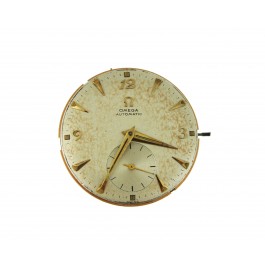 Vintage 1947 Omega Cal 342 Automatic Bumper Watch Movement And Dial Parts Repair