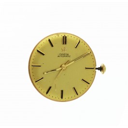 Vintage 1954 Omega Cal 500 Automatic Watch Movement Dial And Crown Parts Repair