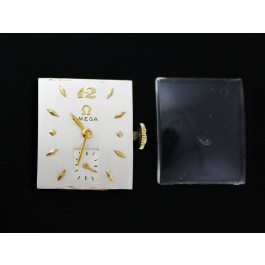 Vintage 1950 Omega Cal 302 Mechanical Watch Movement Dial Crown Crystal