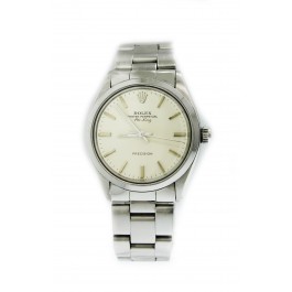 Vintage 1981 Rolex Air King 5500 34mm Stainless Steel White Dial Automatic Watch