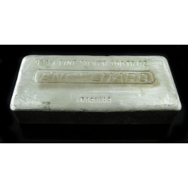 Engelhard 6th Series P Serial Prefix 100 oz .999+ Fine Silver Bar 