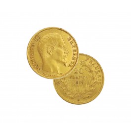Random Year 1852-1860 France Napolean III 20 Francs .1867 oz Gold Coin XF to AU