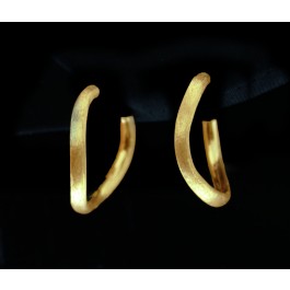Marco Bicego Jaipur Collection 18k Yellow Gold 1" Inch Small Size Hoop Earrings