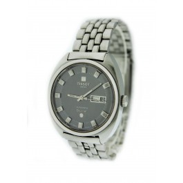 1972 Tissot Seastar 46587-1X 496 36mm Stainless Steel Day Date Automatic Watch