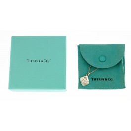 Tiffany & Co 1837 Sterling Silver Cushion Square Pendant Chain Necklace 16"
