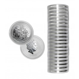 Lot of 20 2016 50C Australia Lunar Series Year Of The Monkey 1/2 oz .999 Silver