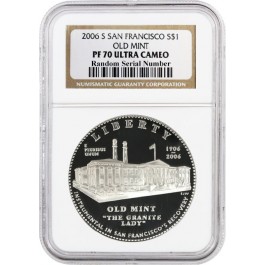 2006 S $1 San Francisco Old Mint Centennial Commemorative Silver Dollar NGC PF70 UC