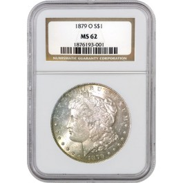 1879 O $1 Morgan Silver Dollar NGC MS62 #001