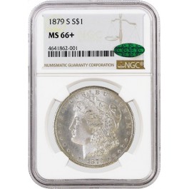1879 S $1 Morgan Silver Dollar NGC MS66+ CAC