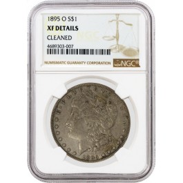 1895 O $1 Morgan Silver Dollar NGC XF Details