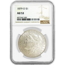 1879 O $1 Morgan Silver Dollar NGC AU53 About Uncirculated Key Date Coin
