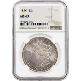 1879 $1 Morgan Silver Dollar NGC MS63