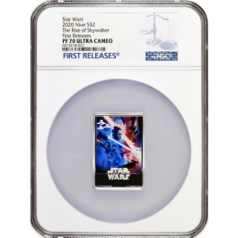 2020 $2 Niue Proof Star Wars The Rise Of Skywalker 1 oz .999 Silver NGC PF70 UC FR