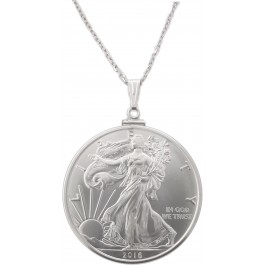 2016 Silver Eagle Sterling Silver Necklace