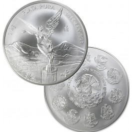 2012 MEXICO LIBERTAD .999 PURE SILVER 1 OUNCE SILVER BRILLIANT UNCIRCULATED 