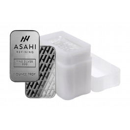 Roll Of 20 Asahi Refining 1 oz .999 Fine Silver Bars NEW