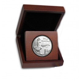 2014 $2 Niue Dollar 1 oz Silver Proof Donald Duck 80th Anniversary w/ Box & COA