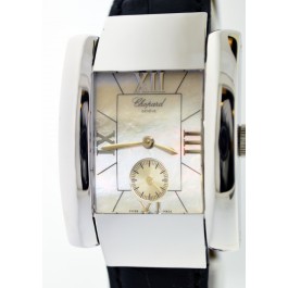 Chopard La Strada 31mm x 46.5mm 18k White Gold MOP Dial Quartz Watch 41/7443/8