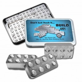 Monarch Precious Metals The Starter Kit 12 oz .999 Fine Silver Building Blocks 