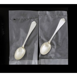 Set Of 2 Tiffany & Co Flemish 925 Sterling Silver Demitasse Spoons 4" NEW SEALED