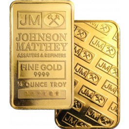 Johnson Matthey 1/4 oz .9999 Fine Gold Bar NEW Sealed
