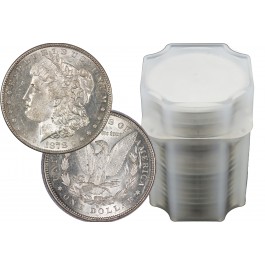 Roll Of 20 1878 S $1 Morgan Silver Dollars About Uncirculated Condition Coins