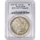 1878 7TF REV Of 1878 $1 Morgan Silver Dollar TOP 100 VAM 171 Tripled R PCGS AU55