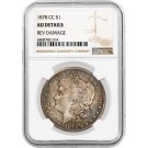1878 CC Carson City $1 Morgan Silver Dollar NGC AU Details Reverse Damage Coin