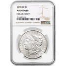 1878 CC Carson City $1 Morgan Silver Dollar NGC AU Details Obverse Cleaned Coin